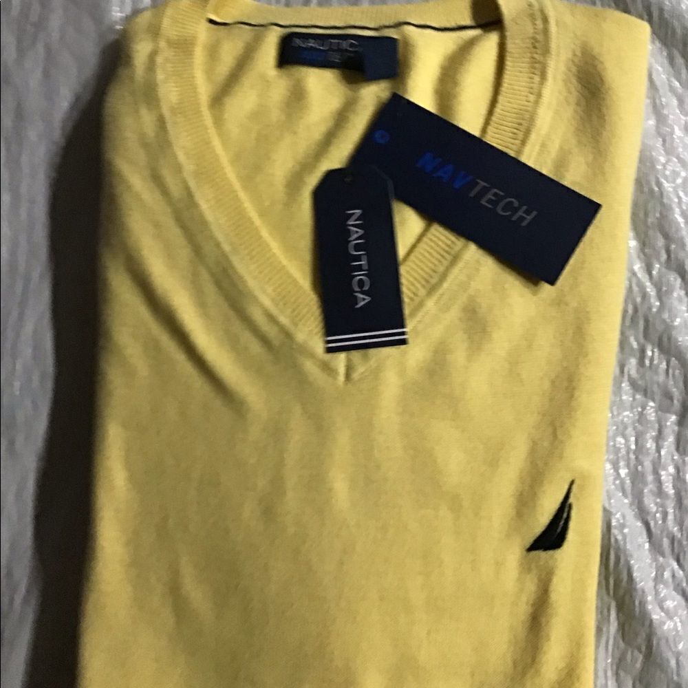 Nautica Men's Navtech V-Neck Sweater Large - Picture 12 of 15